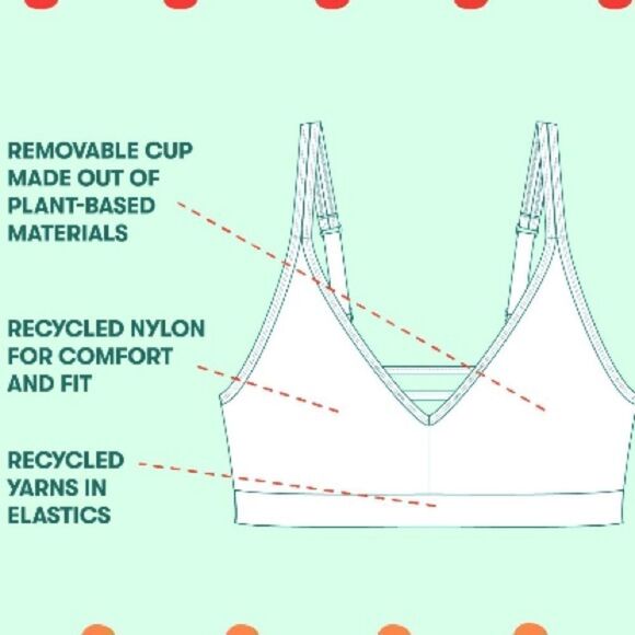 Seamless V neck bra - Picture 3 of 6